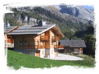 Picturesque view of chalet